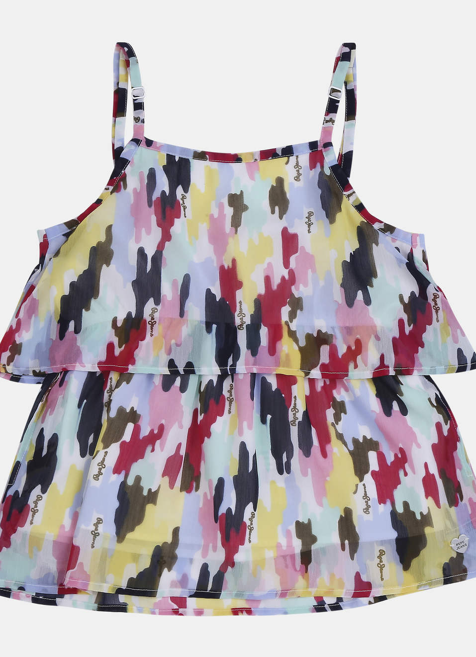 Abina Printed Woven Strapy Top, , large image number 0