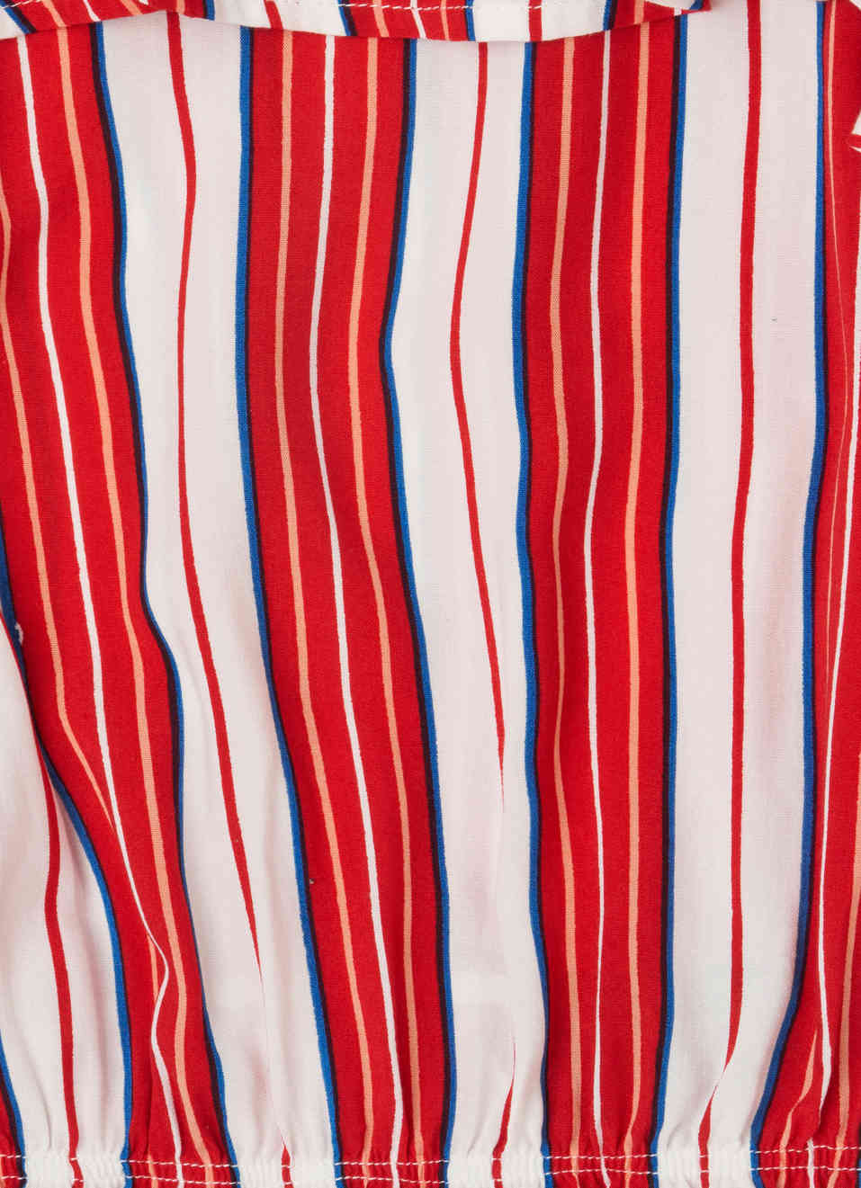 Cherry Striper Top With Cold Shoulder Sleeves, , large image number 2