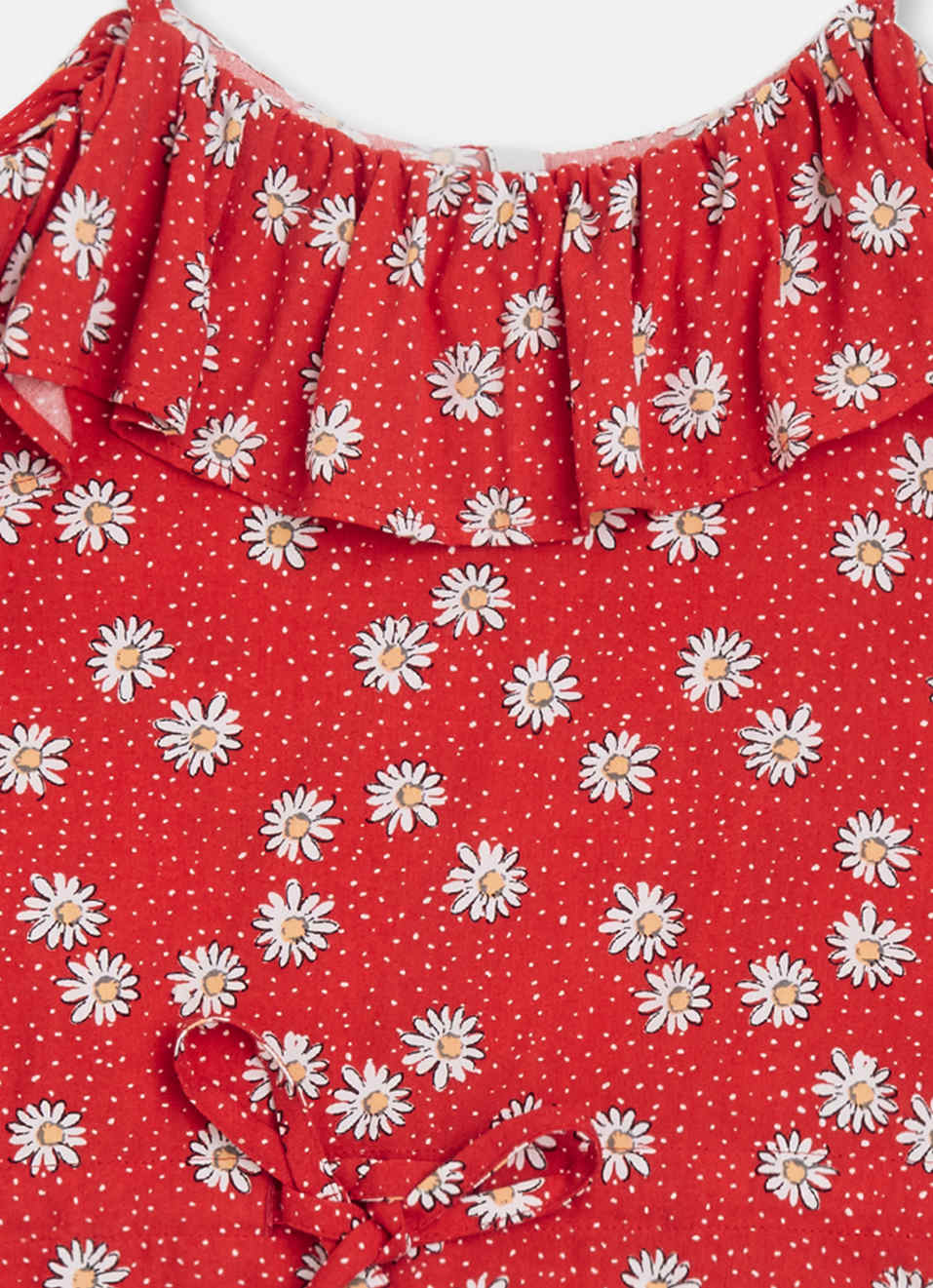 Marion Floral Printed Top With Cold Shoulder Slevees, , large image number 2