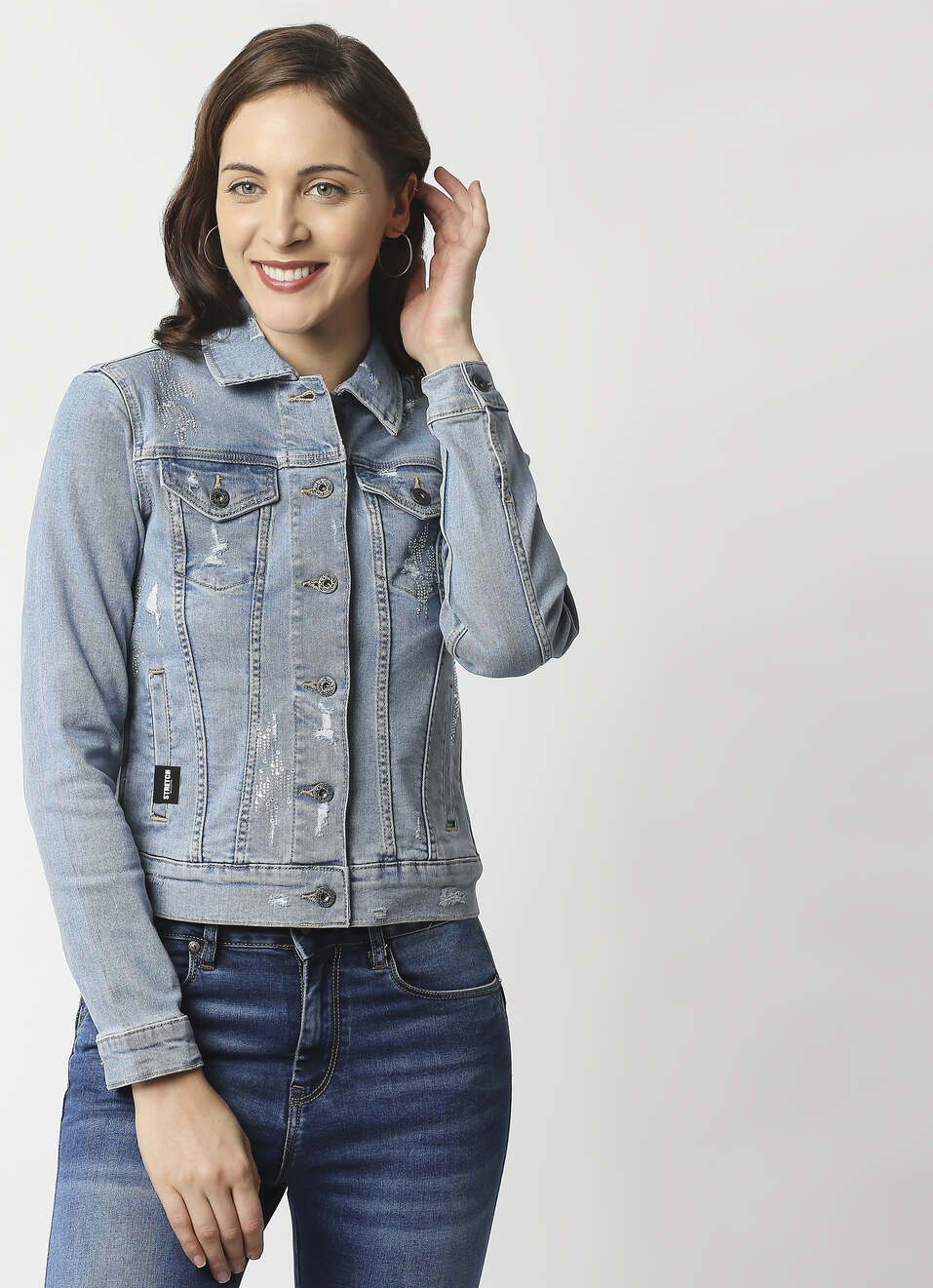 Aline Trucker Jacket Regular Fit, , large image number 1