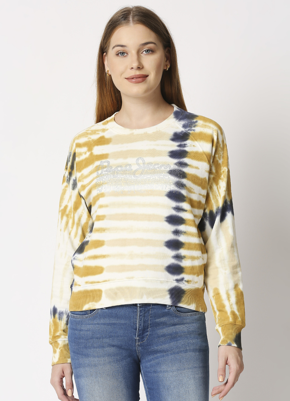 DAMARIS TIE N DYE SWEATSHIRT Pepe Jeans India