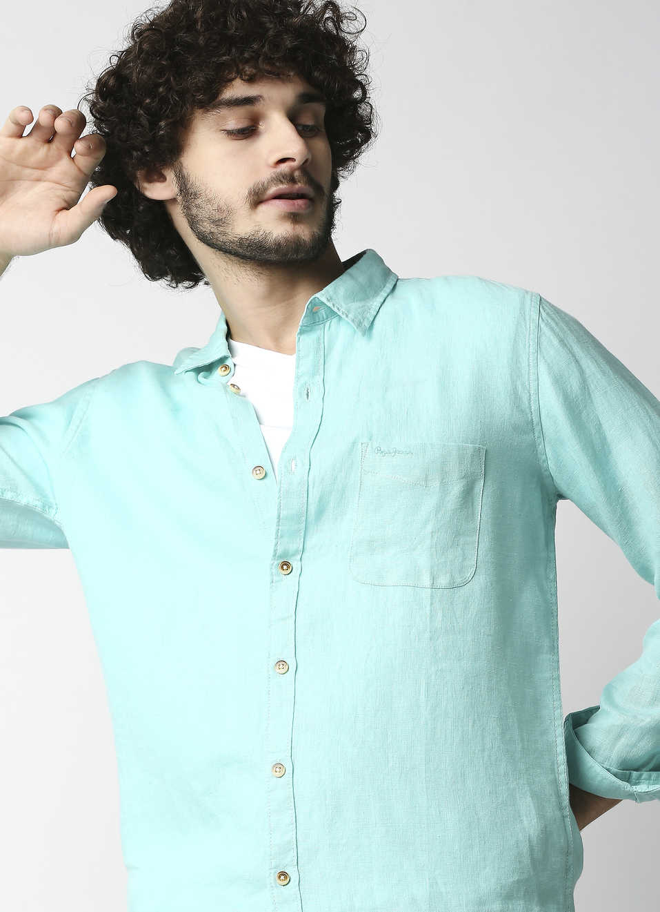 Kingsman Pure Linen Shirt, , large image number 0