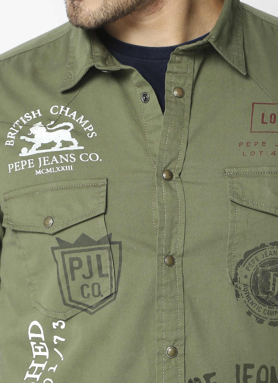 LOBOS Western shirt, , large image number 4