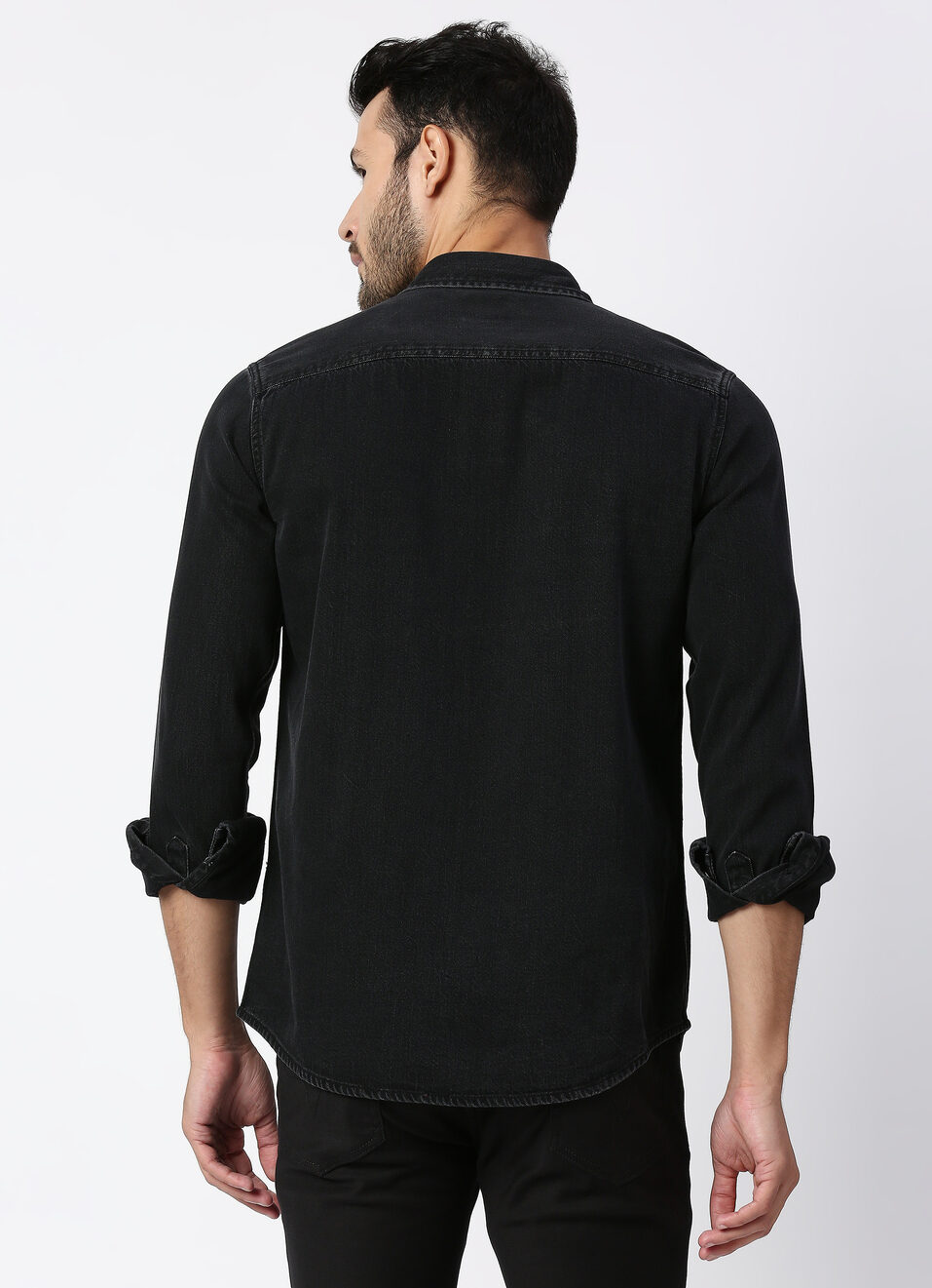 Gazebo Placement Printed Denim Shirt, , large image number 2