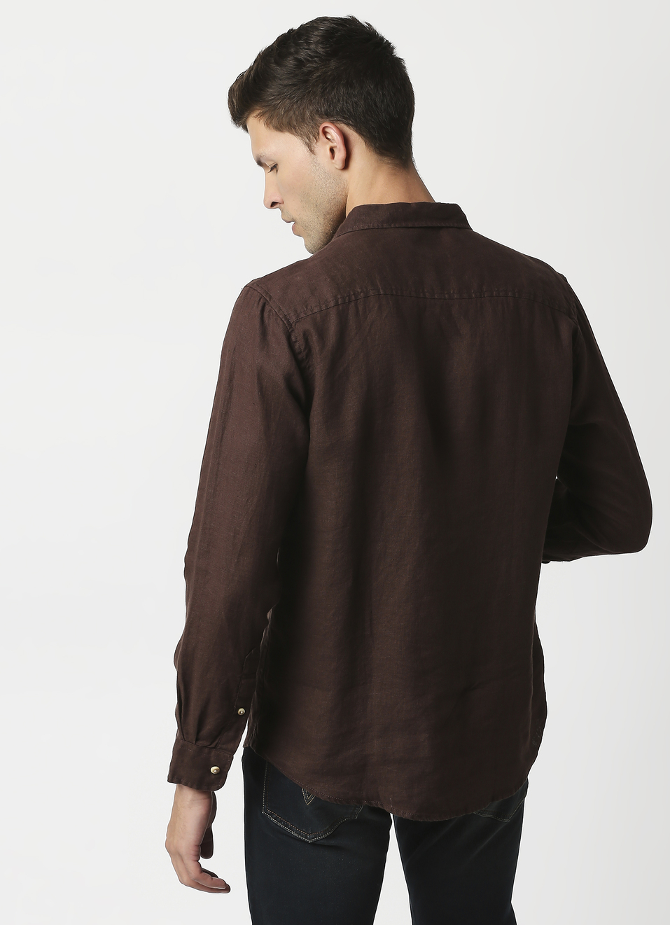 Kingsman Slim Fit Pure Linen Shirt, , large image number 2