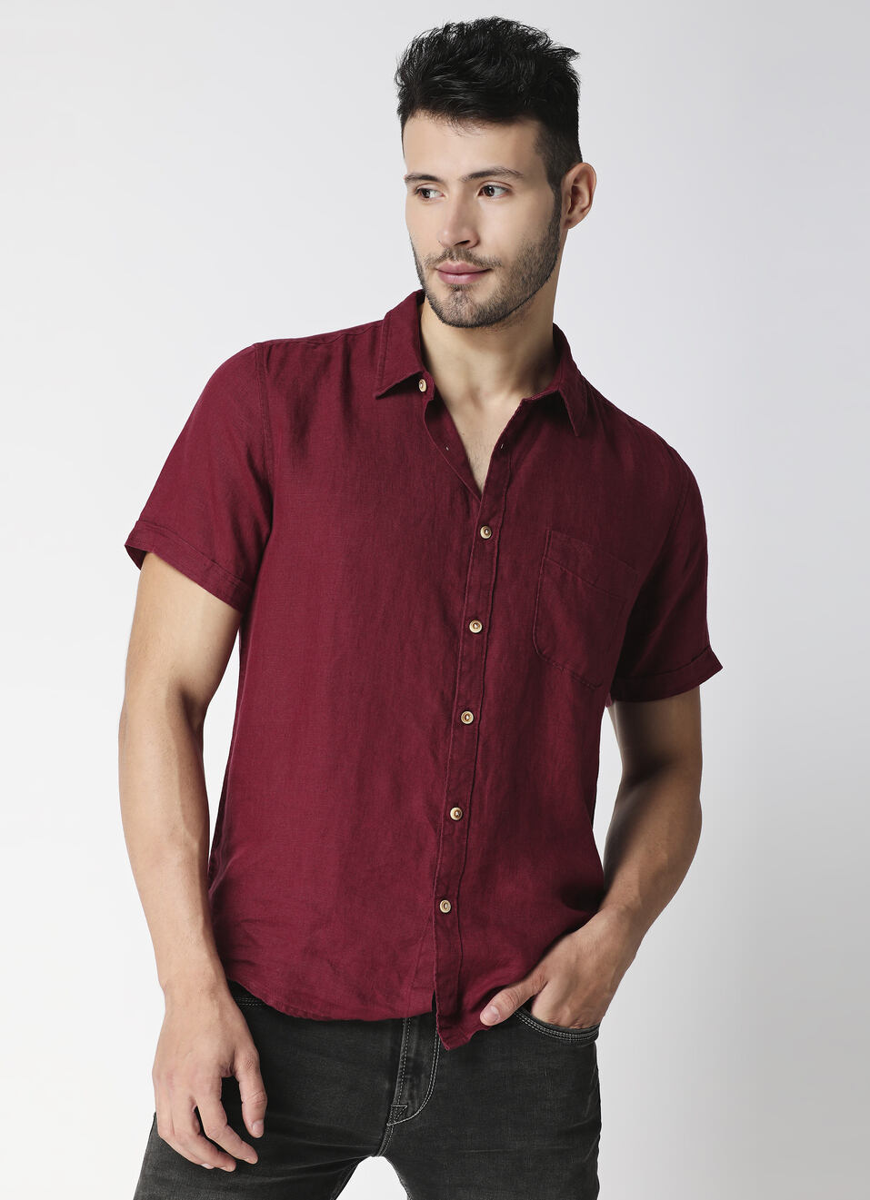 Kingsman Pure Linen Shirt, , large image number 0