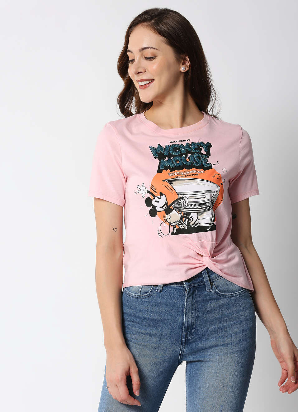 Filipa Mickey graphic printed T-shirt, , large image number 1