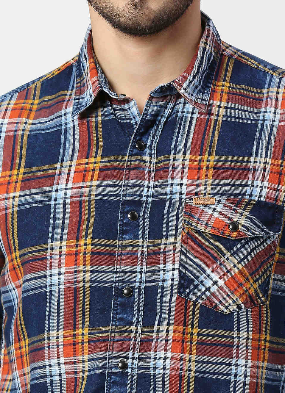 Fila Indigo Check Shirt, , large image number 4