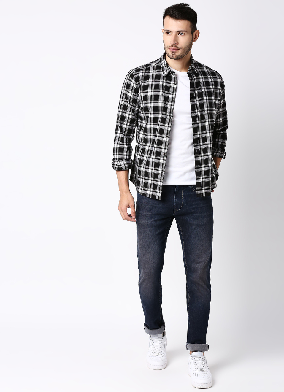 Daniel Yarn Dyed Twill Check Shirt, , large image number 5