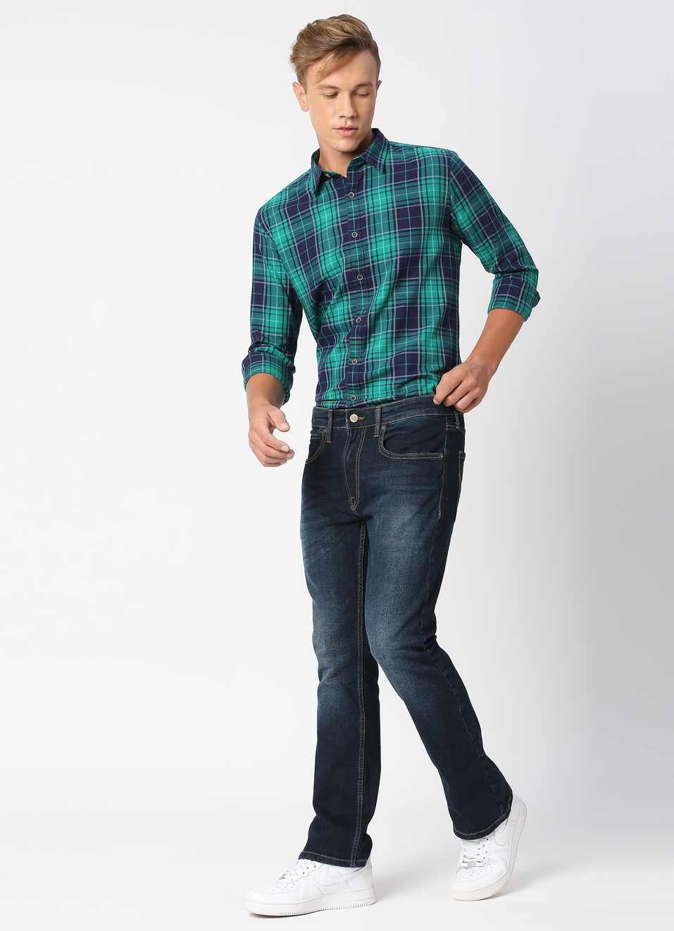 Monroe Yarn Dyed Twill Check Shirt, , large image number 5