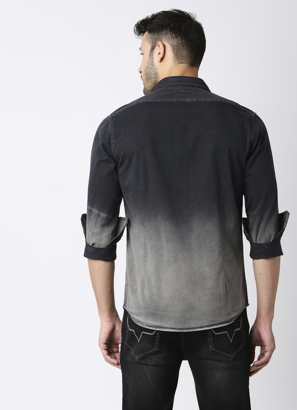 Shannon Ombre Denim Shirt, , large image number 2