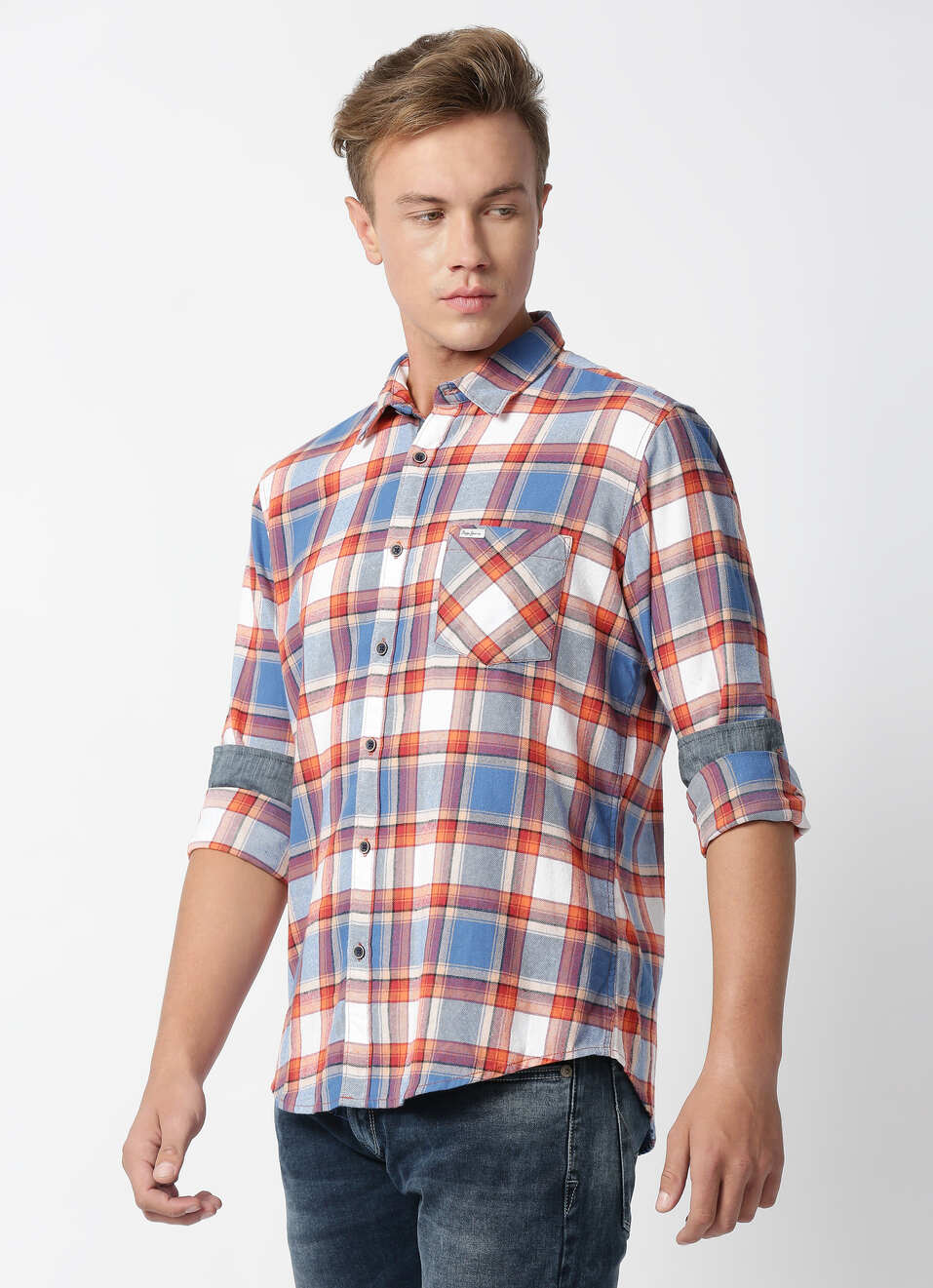 Andy Shiruku Check Shirt, , large image number 3