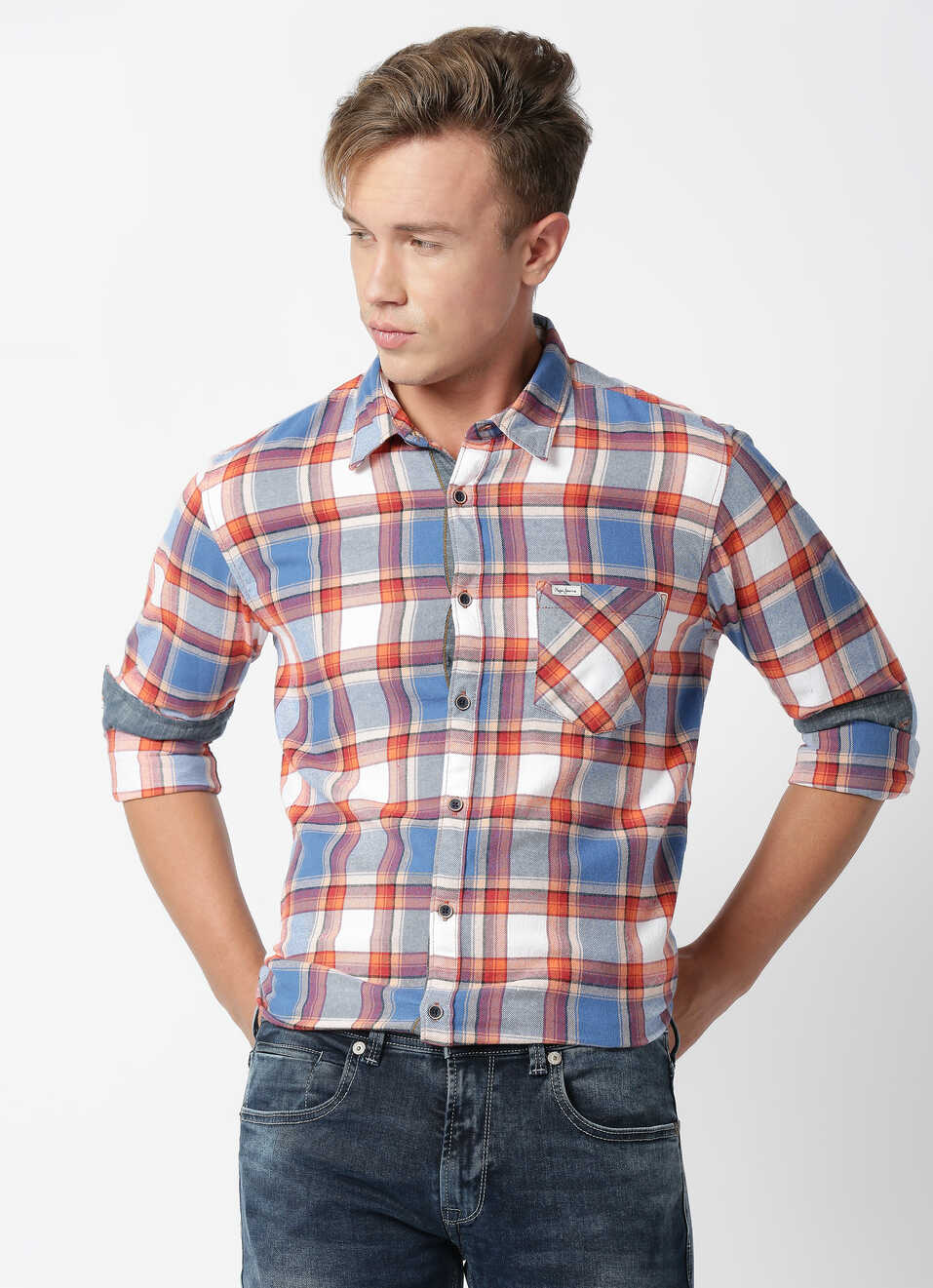 Andy Shiruku Check Shirt, , large image number 0