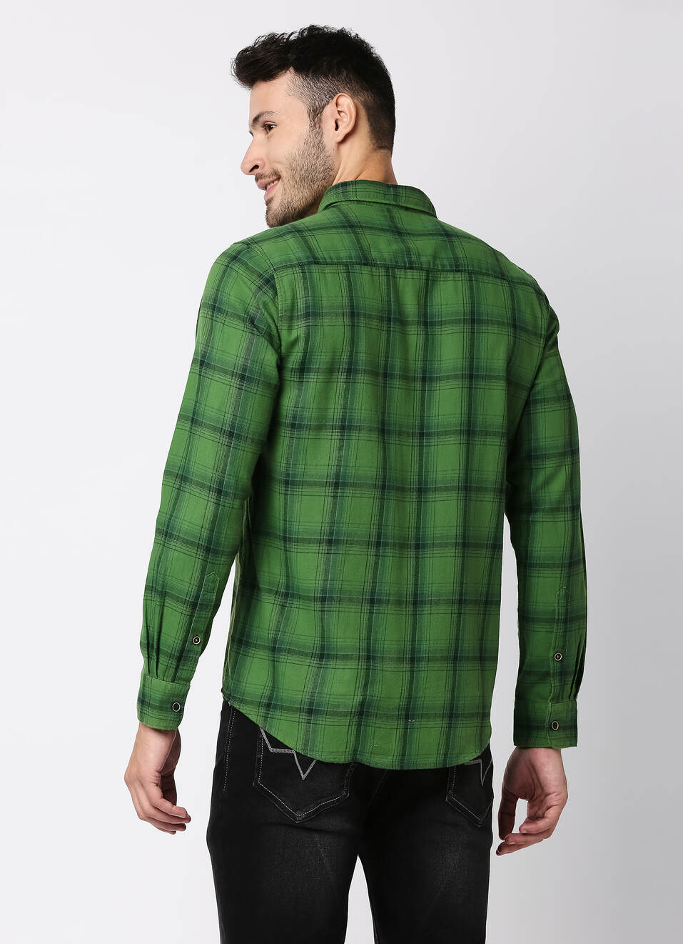 Ash Twill Check Shirt, , large image number 2