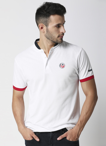 Norverto Band Collared Polo