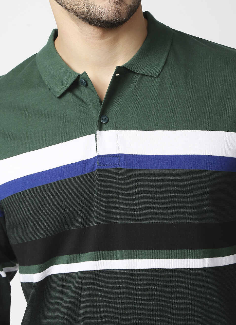 Reynolds Yarn Dyed Striper Polo, , large image number 4
