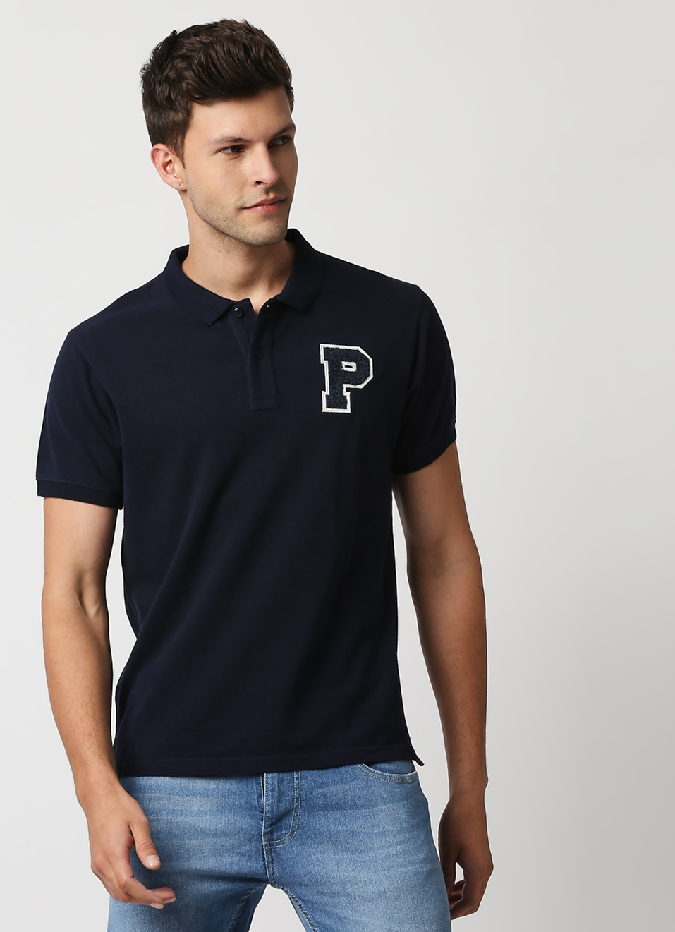 Narses Towel Embroidered Polo, , large image number 1