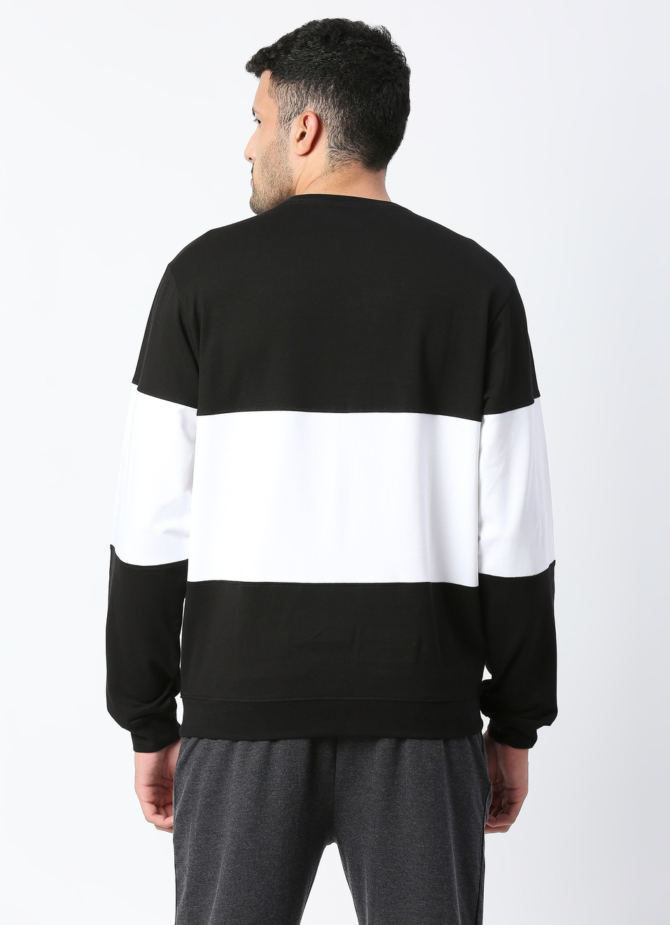 Mark Color Block Sweatshirt, , large image number 2