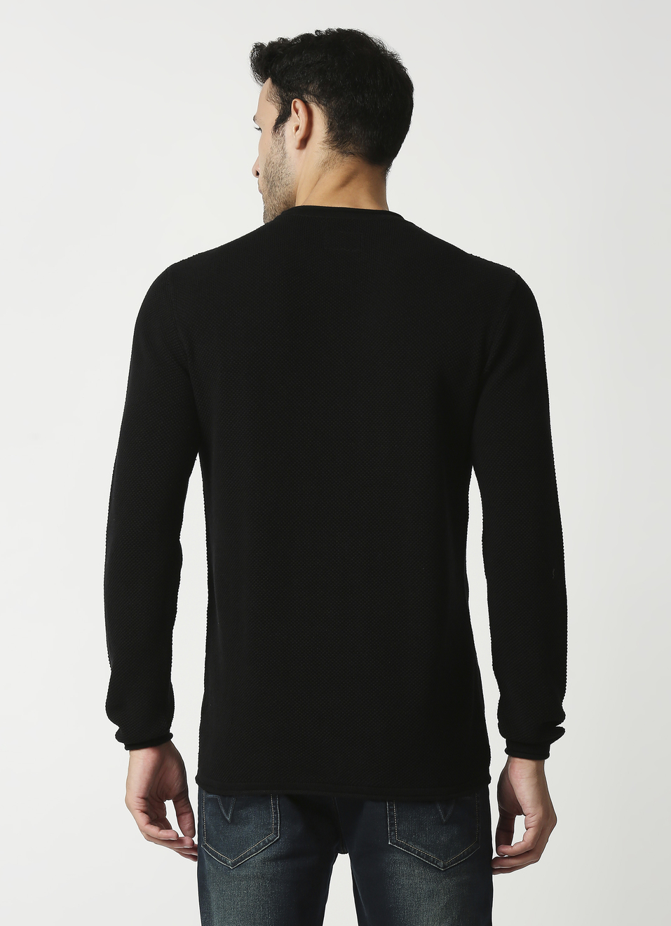 Byford Solid Popcorn Sweater, , large image number 2