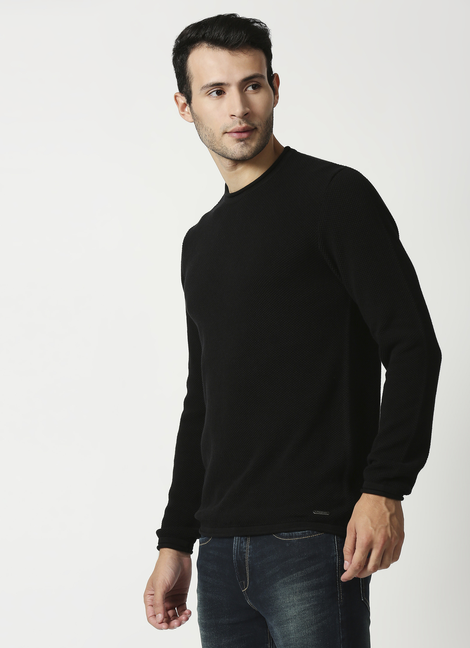 Byford Solid Popcorn Sweater, , large image number 3