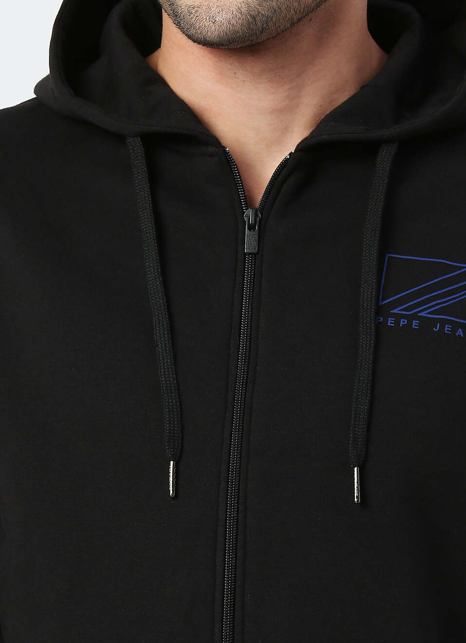 Trillion Graphic Printed Zip Thru Hooded Sweatshirt, , large image number 4