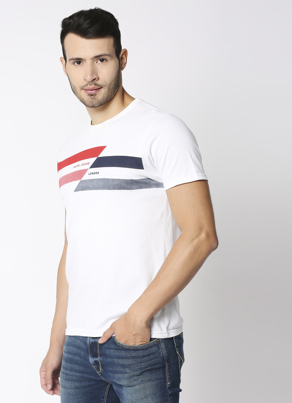 Aragon Striper Tee, , large image number 3