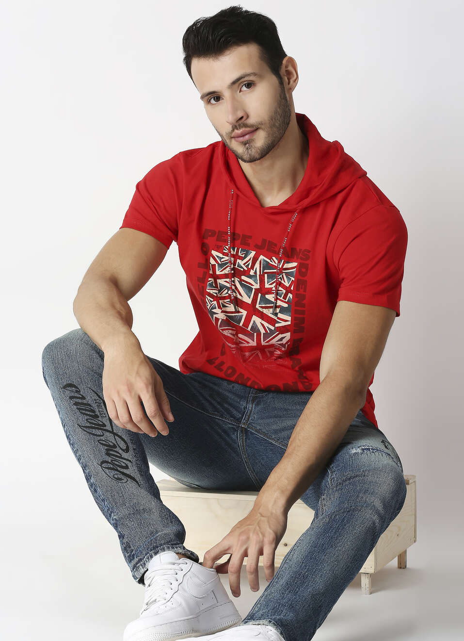 Dennis Graphic Printed Hooded Tee, , large image number 5