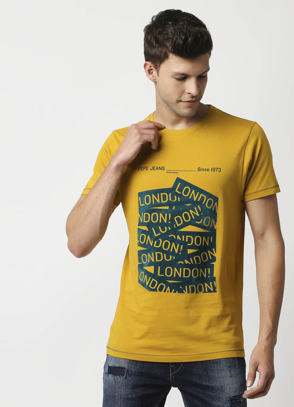 Travis Graphic Printed Tee, , large image number 1