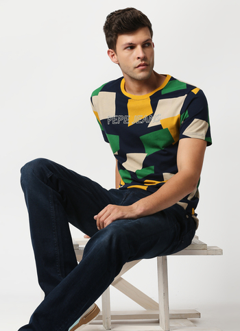 Donald Allover Abstract Printed Tee