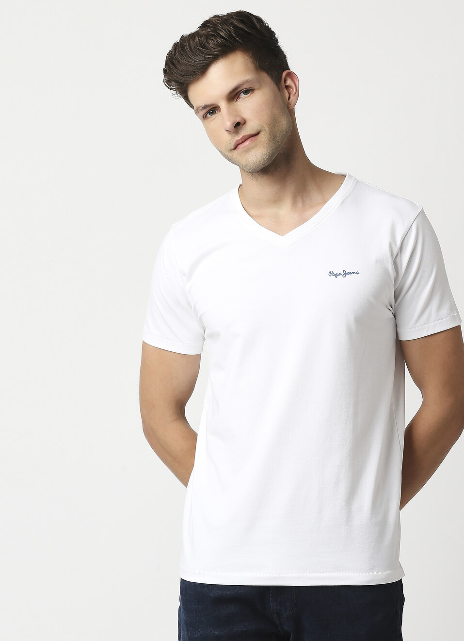 Roy Logo Printed Stretch Tee, , large image number 1