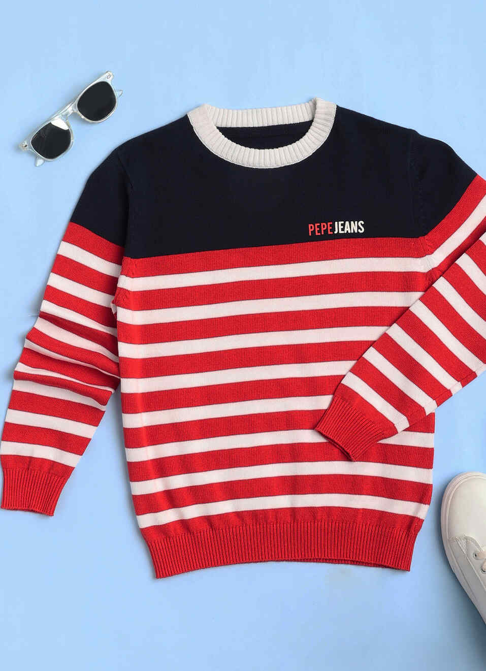 Limo Striper Sweater, , large image number 0