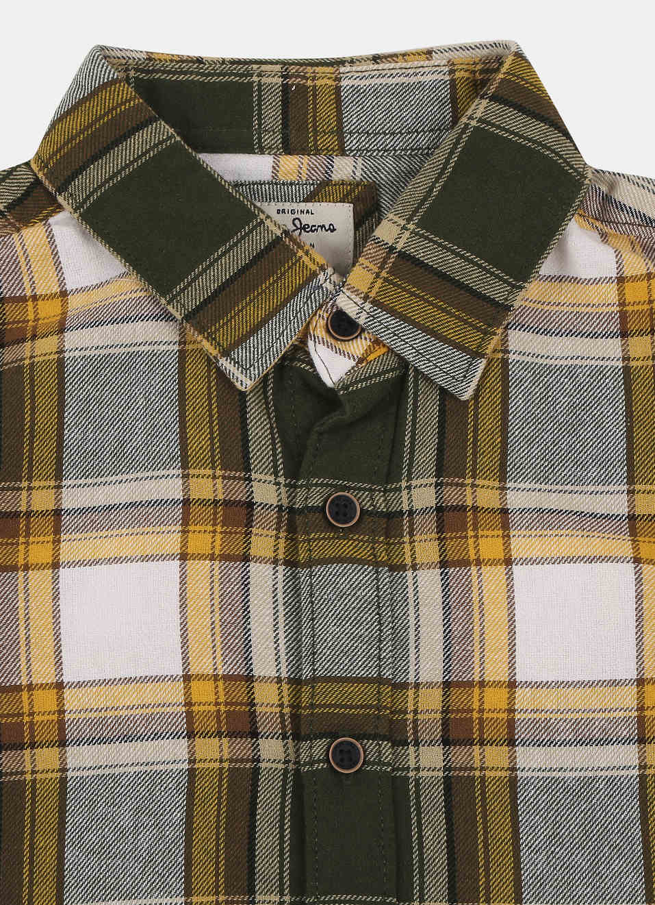 Andy Yarn Dyed Brushed Twill Check Shirt, , large image number 2