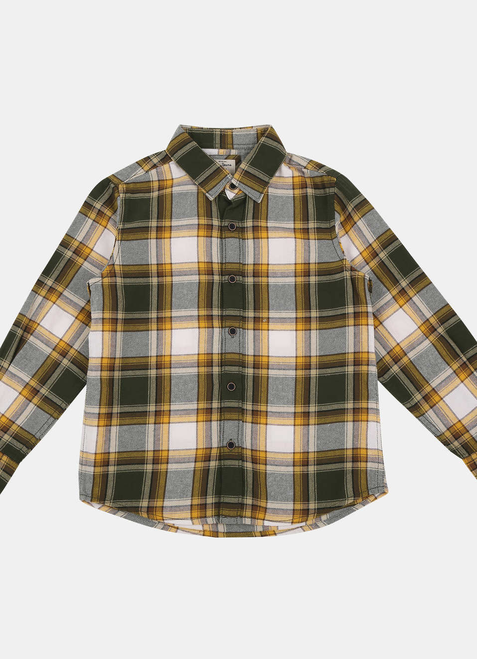 Andy Yarn Dyed Brushed Twill Check Shirt, , large image number 0