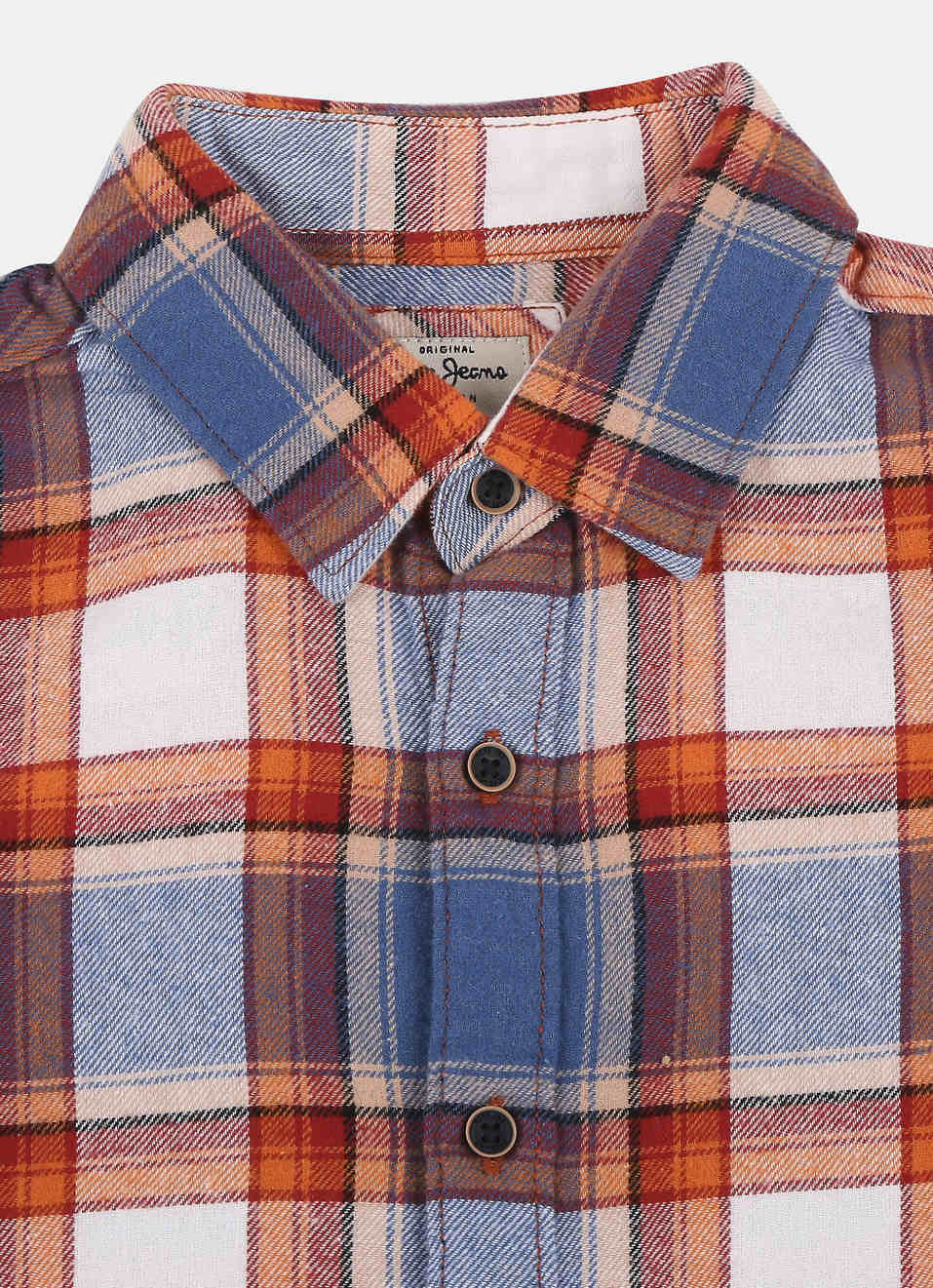 Andy Yarn Dyed Brushed Twill Check Shirt, , large image number 2