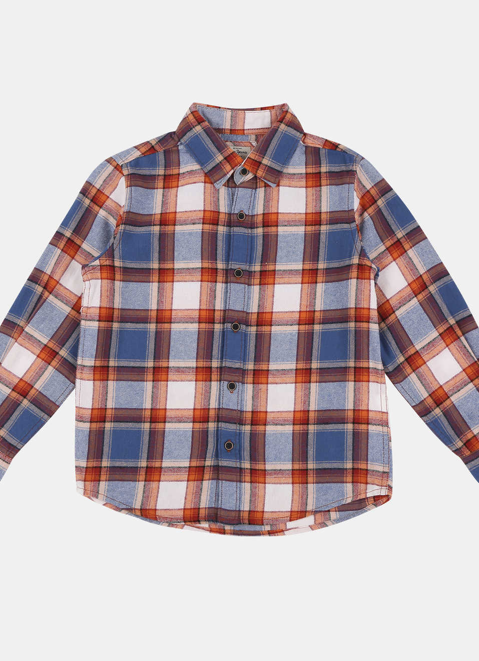 Andy Yarn Dyed Brushed Twill Check Shirt, , large image number 0