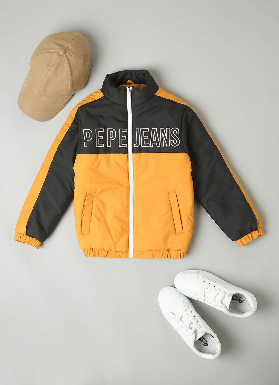 Andre Color Block Zipper Jacket, , large image number 0