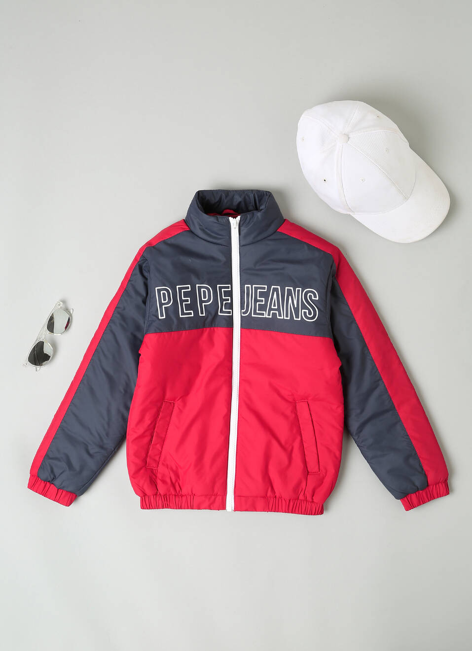 Andre Color Block Zipper Jacket, , large image number 0