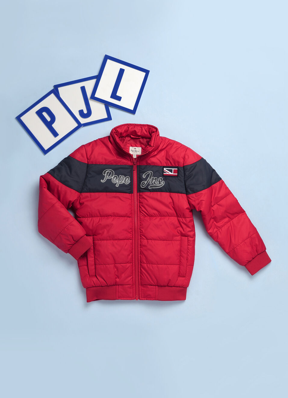 Caio Color Block Quilted Jacket, , large image number 0