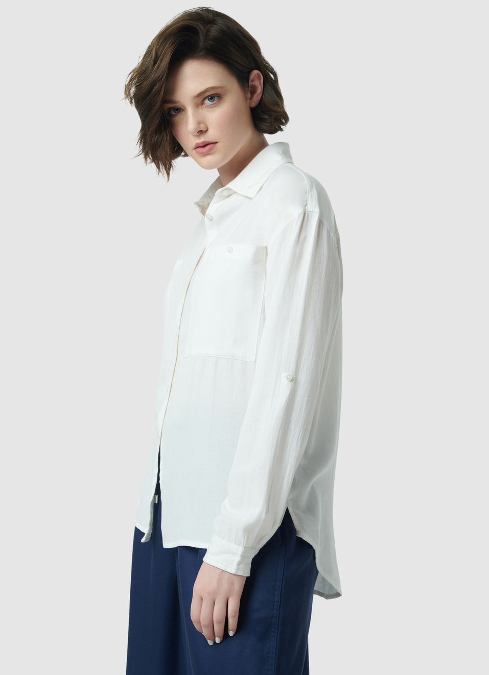 Big Pockets Oversized Shirt, , large image number 3