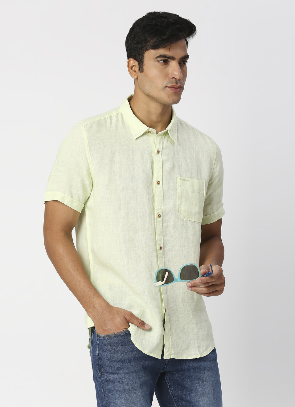 KINGSMAN SS PURE LINEN SHIRT, , large image number 0