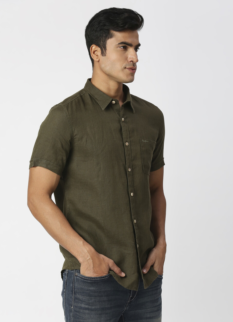 KINGSMAN SS PURE LINEN SHIRT, , large image number 0