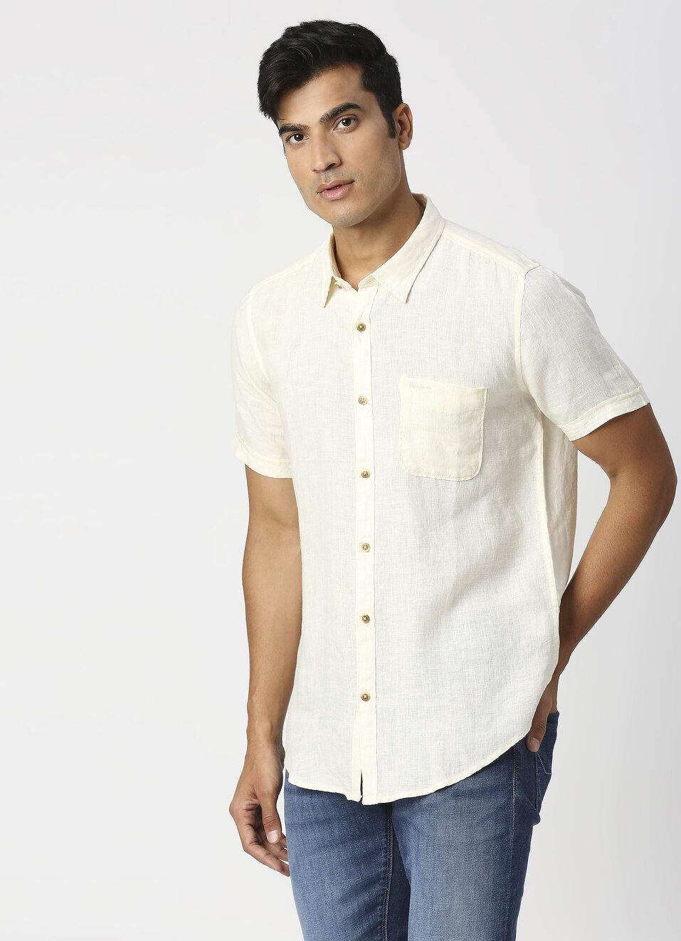 KINGSMAN SS PURE LINEN SHIRT, , large image number 3