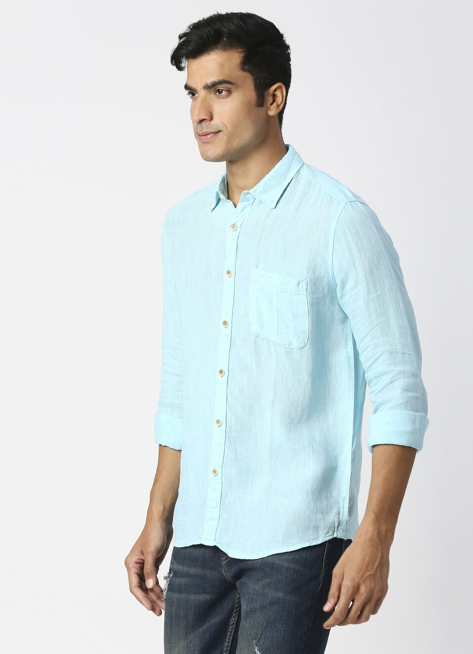 Mac Ls Pure Linen Chambray, , large image number 3