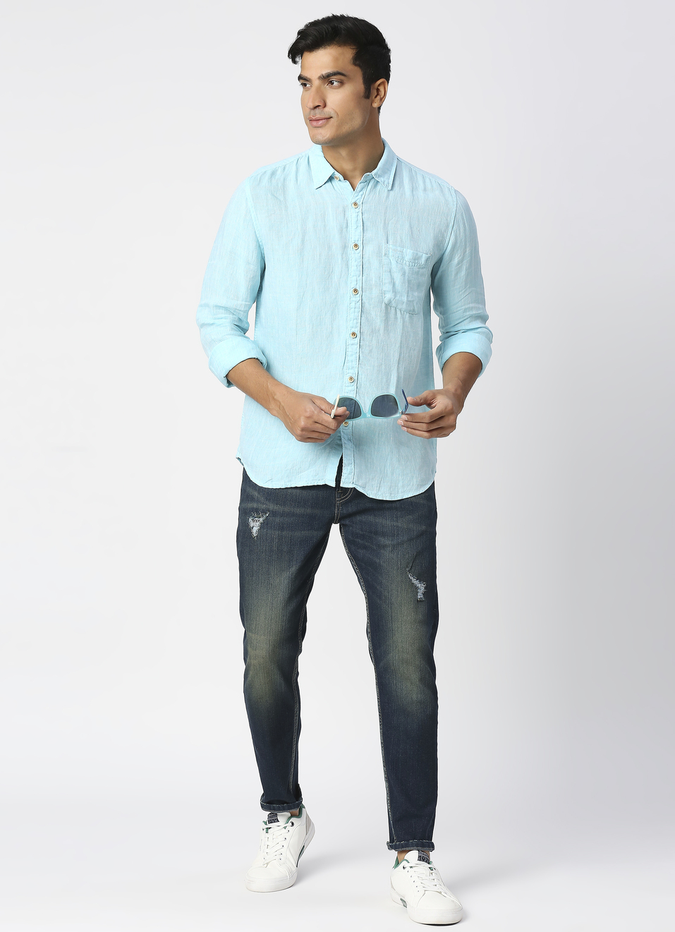 Mac Ls Pure Linen Chambray, , large image number 5