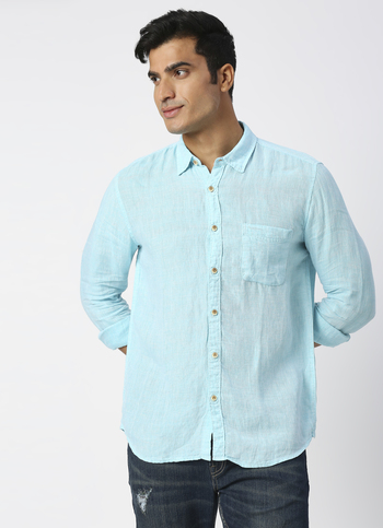 Mac Ls Pure Linen Chambray