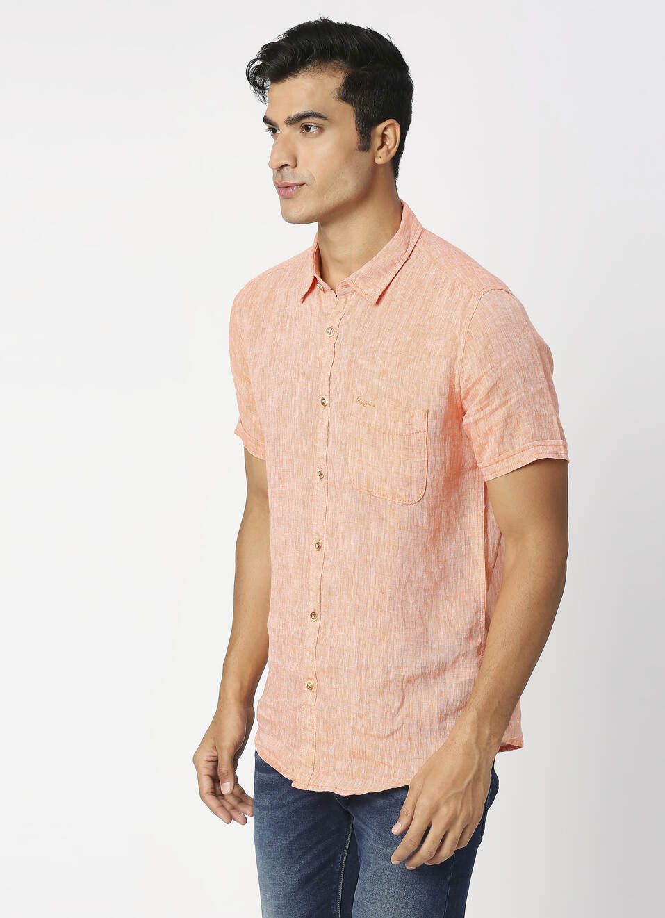 Mac Ss Pure Linen Chambray, , large image number 3