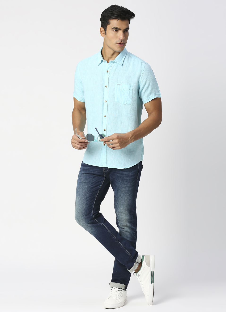 Mac Ss Pure Linen Chambray, , large image number 5