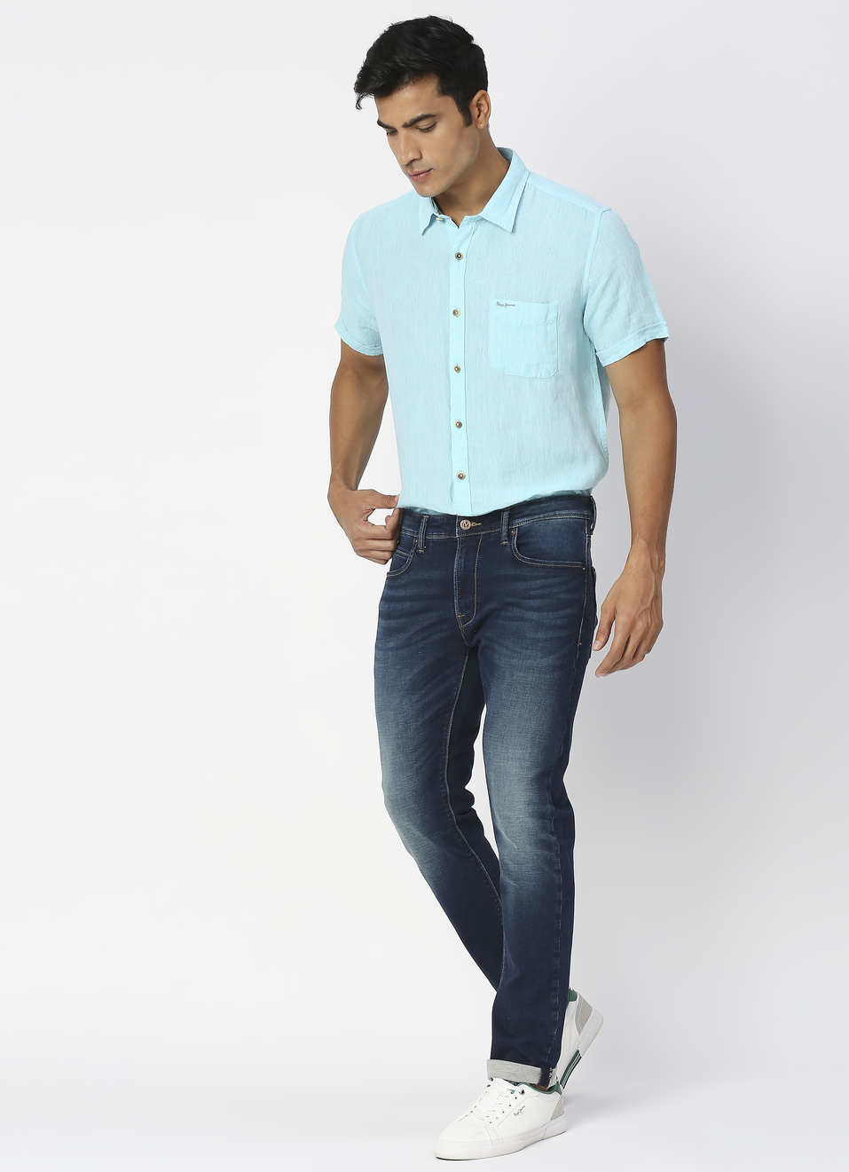 Mac Ss Pure Linen Chambray, , large image number 6