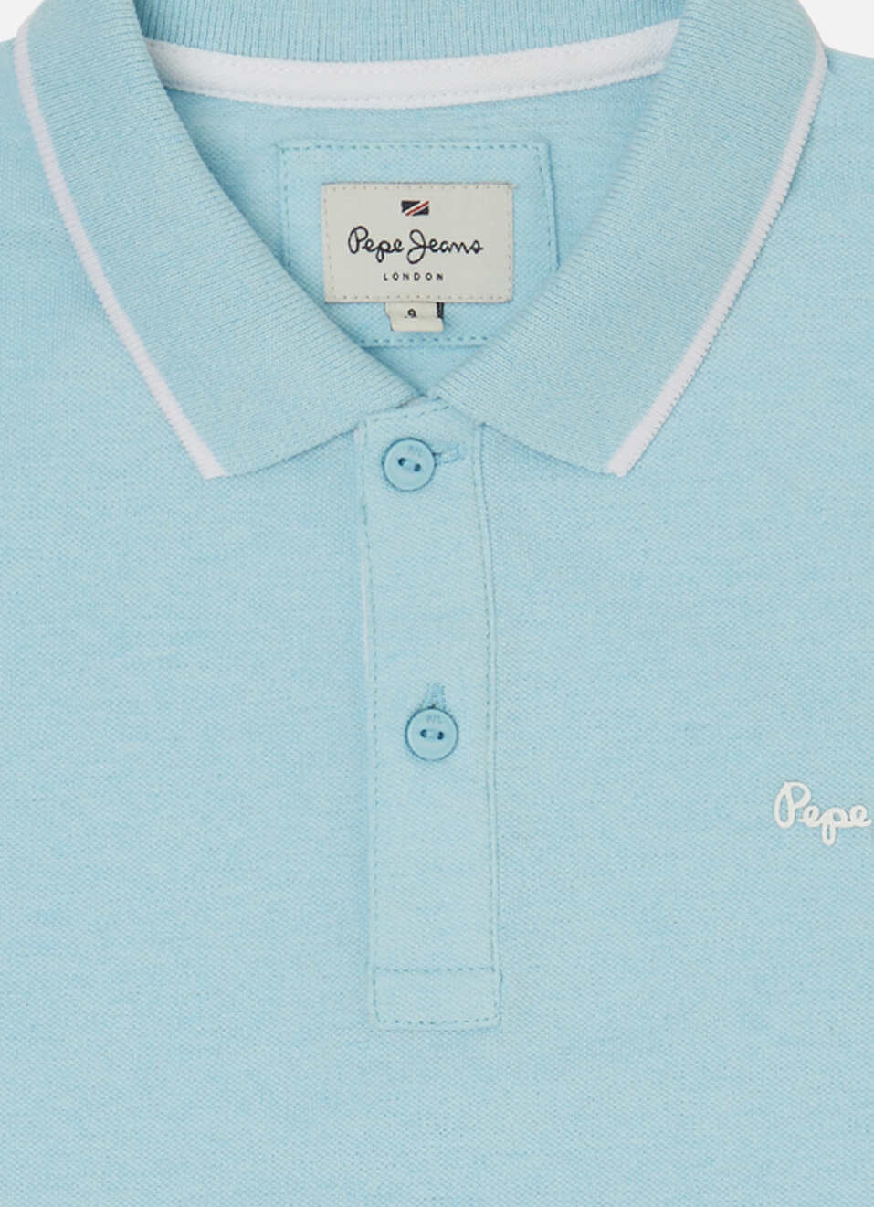 Solid Brand Carrier Aqua Polo, , large image number 2