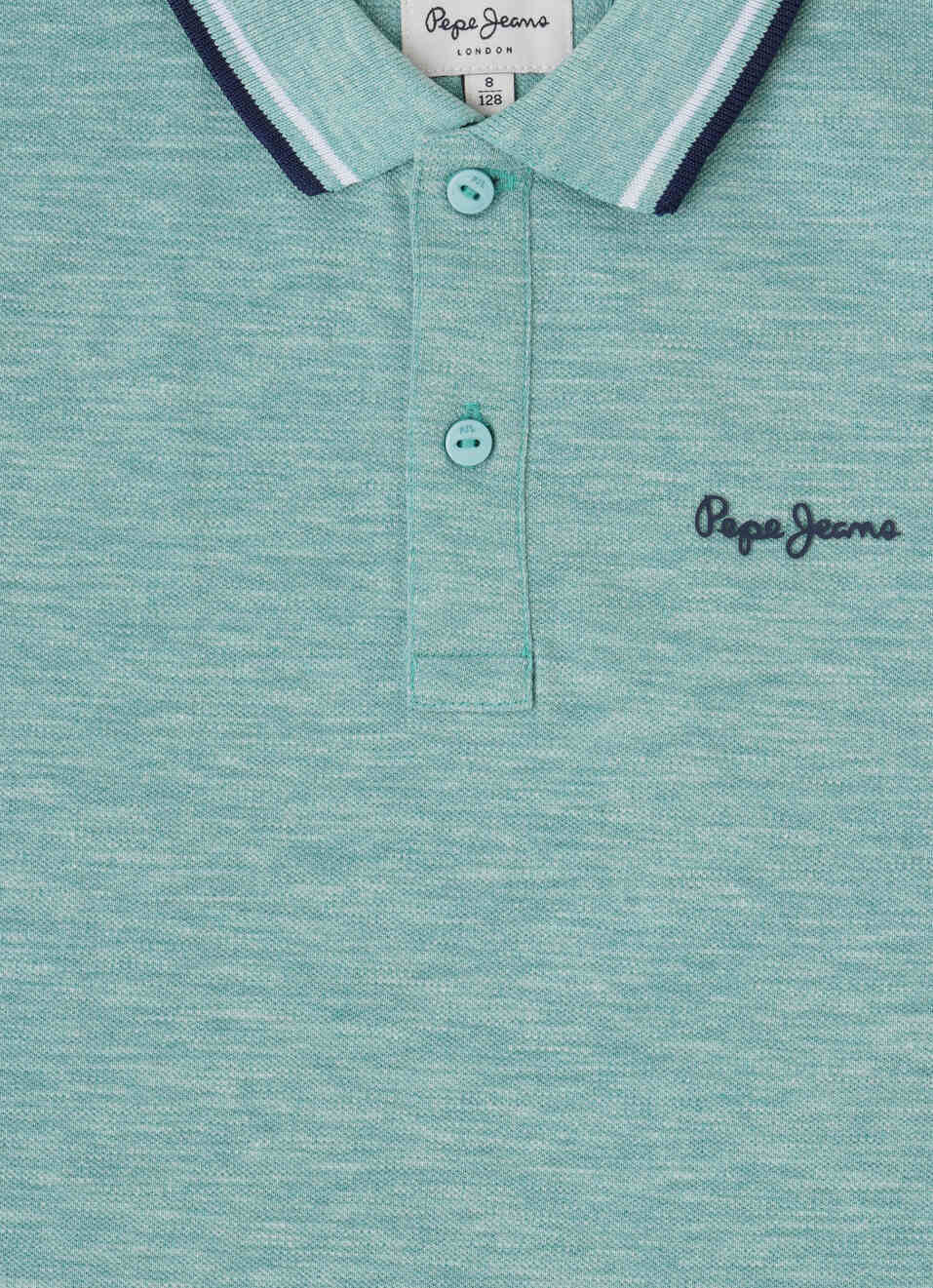 Melange Pink Polo, , large image number 2